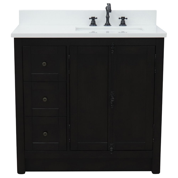 Wildon Home® Eagleview 37'' Single Bathroom Vanity with Vanity Top